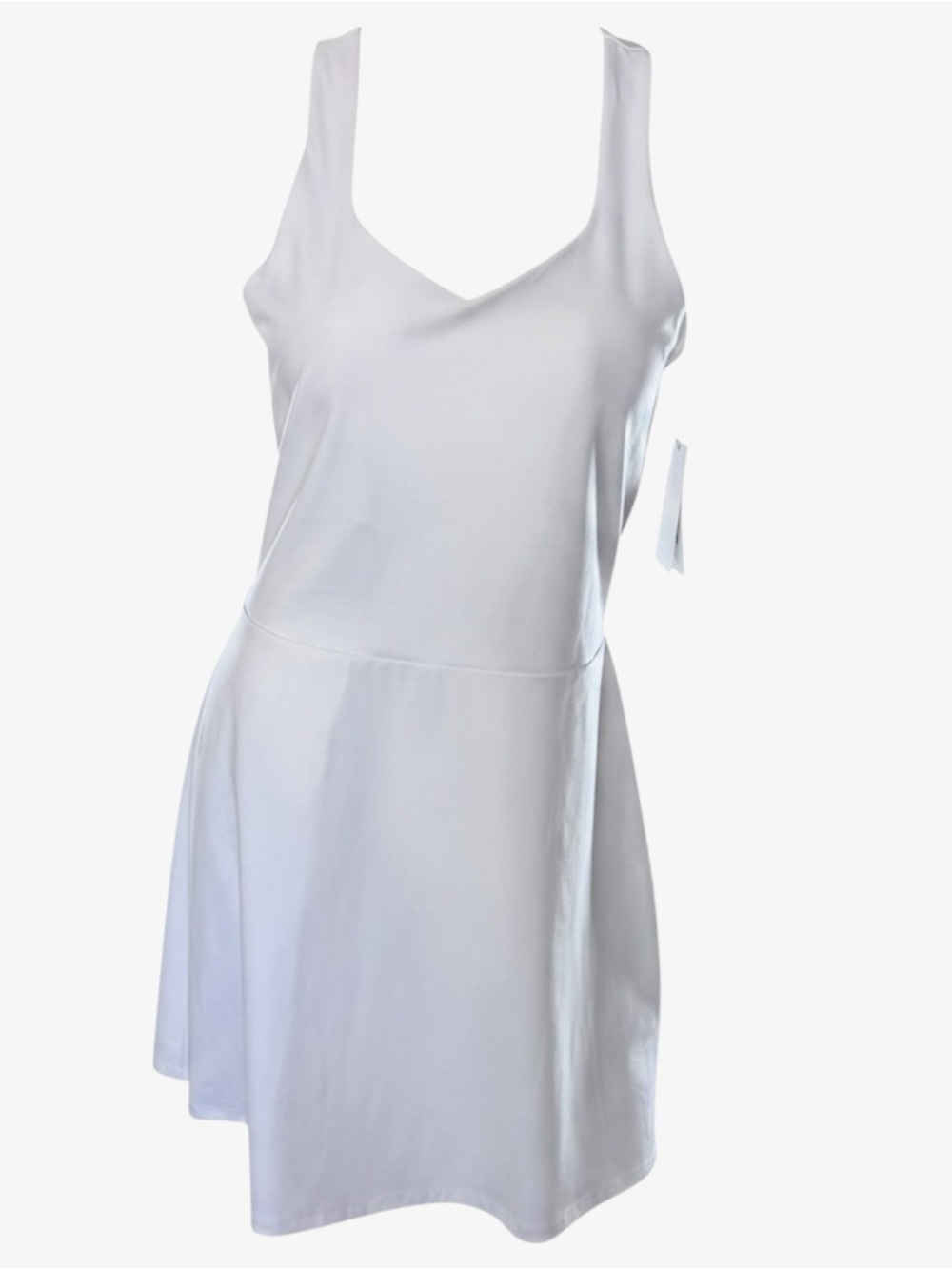 DKNY Sport White Racerback Tennis Athletic Dress Size XL. Plus Size | NWT